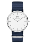 Daniel Wellington Classic 40 Bayswater Silver & White Watch