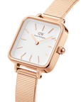 Daniel Wellington Quadro Studio 22x22 Rose Gold & White Watch