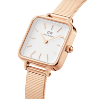 Daniel Wellington Quadro Studio 22x22 Rose Gold & White Watch