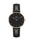 Daniel Wellington Petite 32 Sheffield Gold & Black Watch