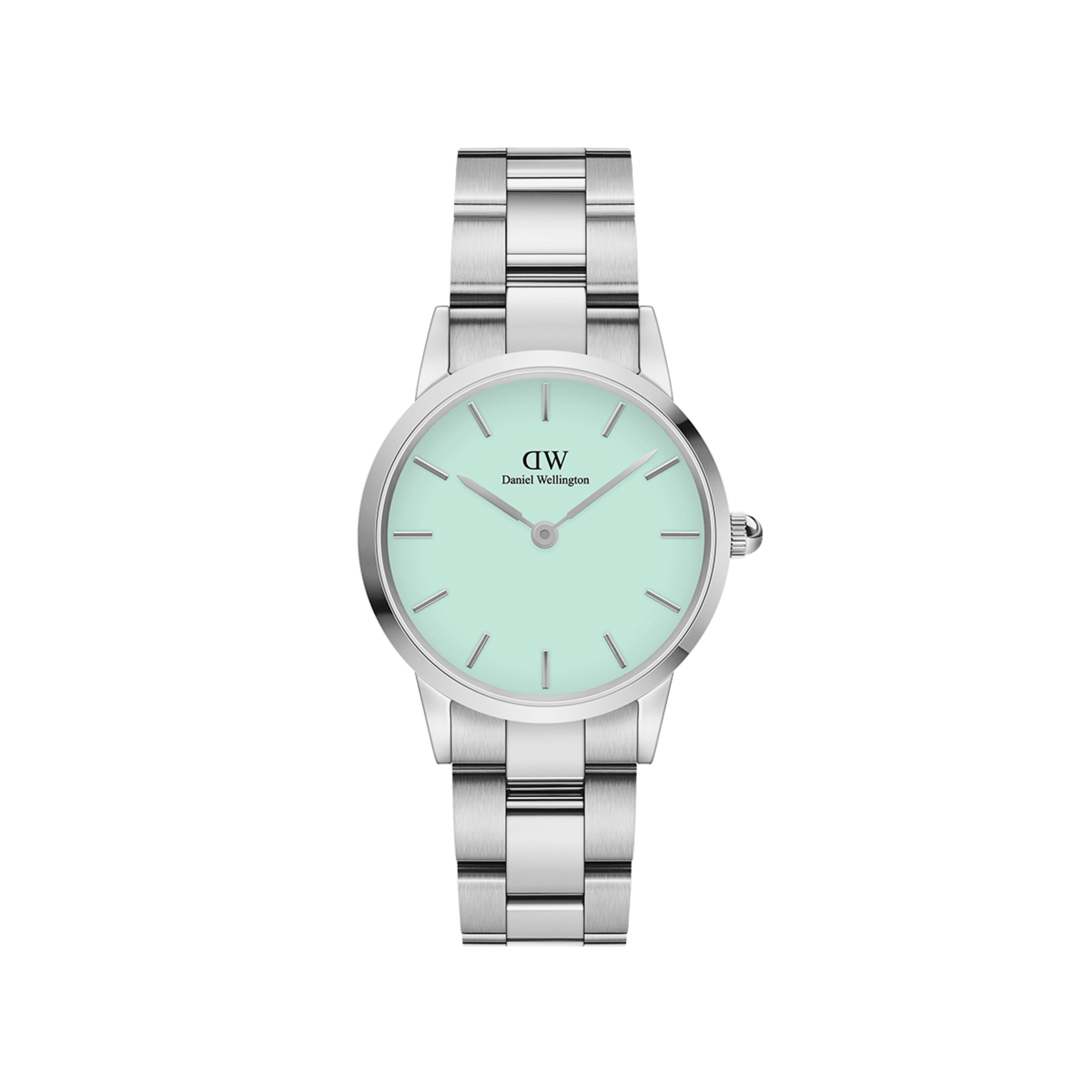 Daniel Wellington Iconic Link 28 Silver &amp; Mint Watch