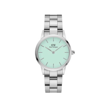 Daniel Wellington Iconic Link 28 Silver & Mint Watch