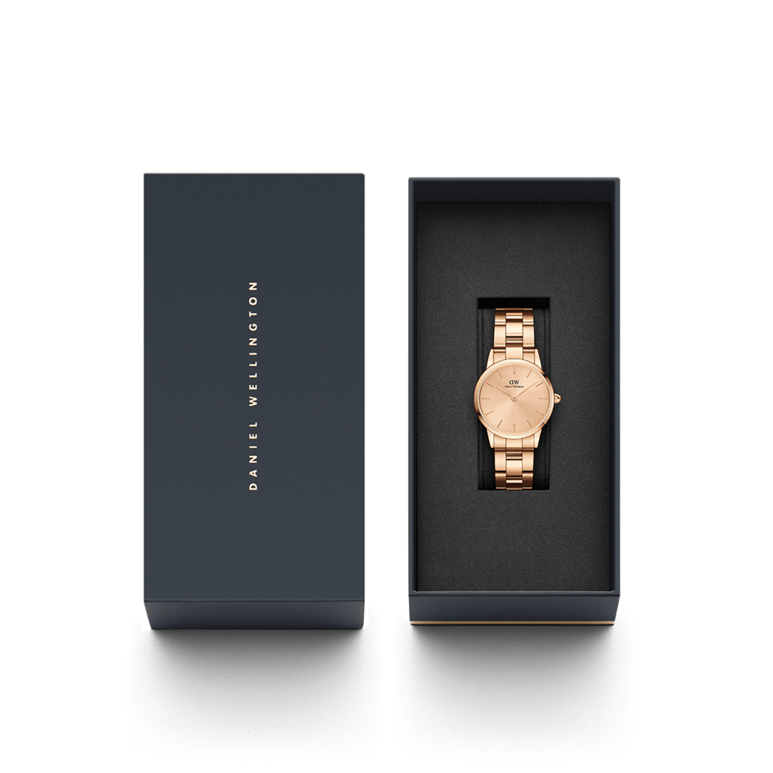 Daniel Wellington Iconic Link Unitone 28 Rose Gold Watch