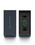 Daniel Wellington Quadro 20X26 Pressed Sheffield Gold & Green Watch