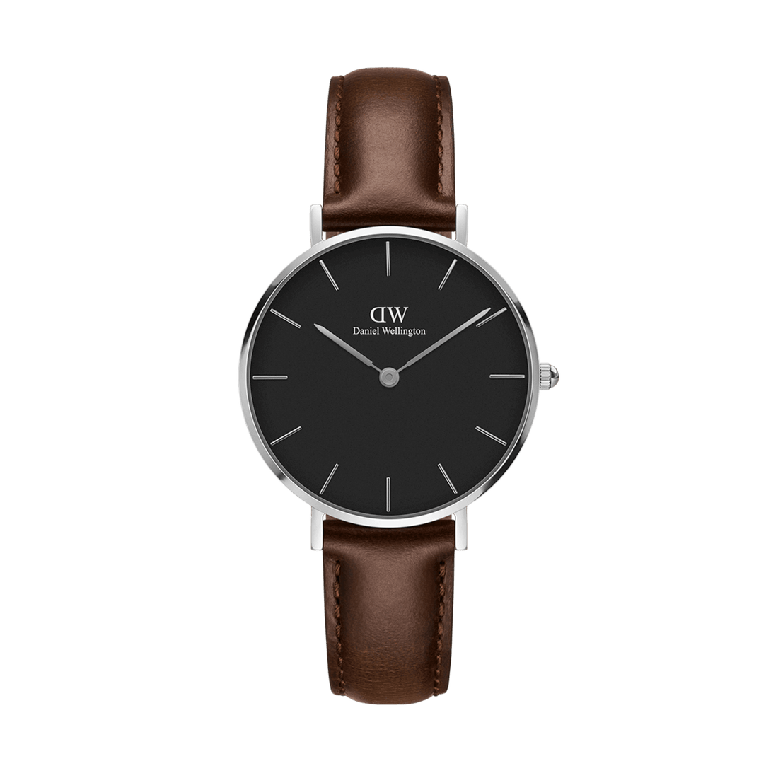 Daniel Wellington Petite 32 Bristol Silver & Black Watch