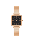 Daniel Wellington Quadro Studio 22x22 Rose Gold & Black Watch