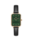 Daniel Wellington Quadro 20X26 Pressed Sheffield Rose Gold & Green Watch