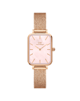 Daniel Wellington Quadro 20X26 Pressed Melrose Rose Gold Mother of Pearl Watch