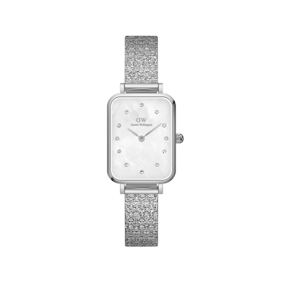 Daniel Wellington Quadro 20x26 Lumine Silver Mother of Pearl White Watch