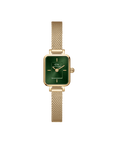 Daniel Wellington Quadro Mini Evergold Emerald Watch