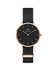 Daniel Wellington Petite 32 Cornwall Rose Gold & Black Watch