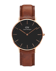 Daniel Wellington Classic 40 St Mawes Rose Gold & Black Watch