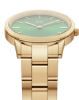 Daniel Wellington Iconic Link Emerald 36 Gold & Green Watch