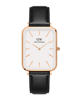 Daniel Wellington Quadro 20X26 Pressed Sheffield Rose Gold & White Watch