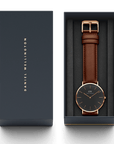 Daniel Wellington Classic 40 St Mawes Rose Gold & Black Watch