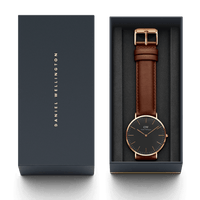 Daniel Wellington Classic 40 St Mawes Rose Gold & Black Watch