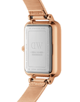 Daniel Wellington Quadro 20x26 Lumine Rose Gold Mother of Pearl White Watch