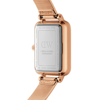 Daniel Wellington Quadro 20x26 Lumine Rose Gold Mother of Pearl White Watch