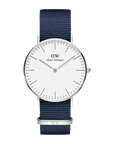 Daniel Wellington Classic 40 Bayswater Silver & White Watch