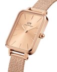 Daniel Wellington Quadro 20X26 Unitone Rose Gold Watch