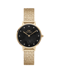 Daniel Wellington Petite 28 Lumine Gold Mother of Pearl Black Watch