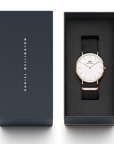 Daniel Wellington Classic 40 Cornwall Rose Gold & White Watch