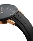 Daniel Wellington Iconic Motion 40 Rose Gold & Black Watch