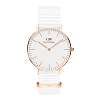 Daniel Wellington Classic 36 Dover Rose Gold & White Watch