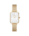 Daniel Wellington Quadro 20x26 Lumine Gold Mother of Pearl White Watch