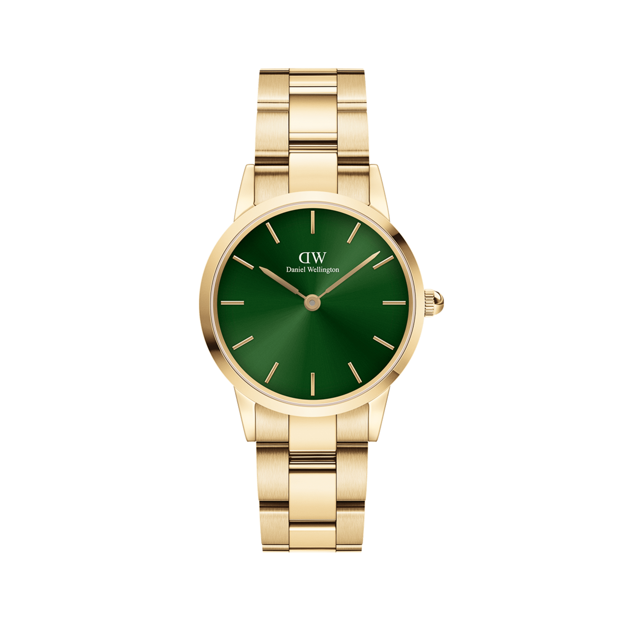 Daniel Wellington Iconic Link Emerald 36 Gold &amp; Green Watch