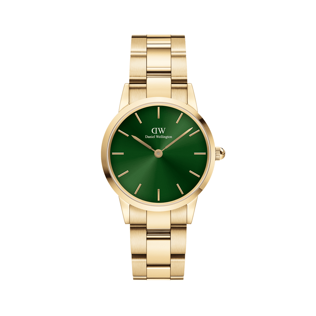 Daniel Wellington Iconic Link Emerald 36 Gold & Green Watch