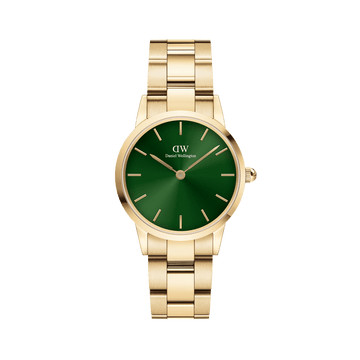 Daniel Wellington Iconic Link Emerald 36 Gold & Green Watch