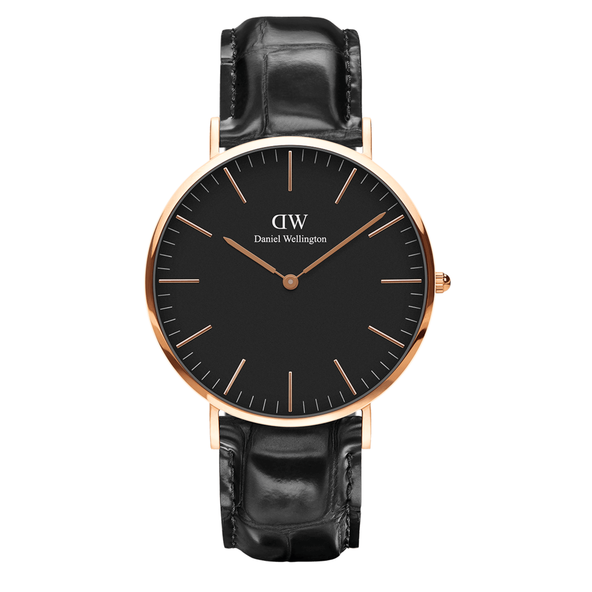 Daniel Wellington Classic 40 Reading Rose Gold &amp; Black Watch