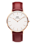 Daniel Wellington Classic 40 Suffolk Rose Gold & White Watch