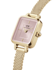 Daniel Wellington Quadro Mini Evergold Blush Watch