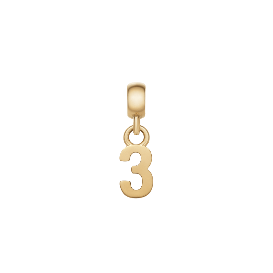 Daniel Wellington Number Charm Gold