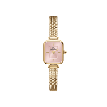 Daniel Wellington Quadro Mini Evergold Blush Watch