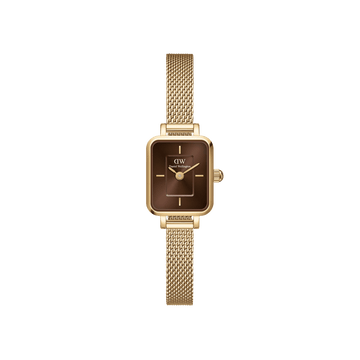 Daniel Wellington Quadro Mini Evergold Amber Watch