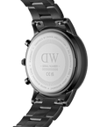 Daniel Wellington Iconic Chronograph 42 Link Black Sunray Watch