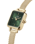 Daniel Wellington Quadro Mini Evergold Emerald Watch