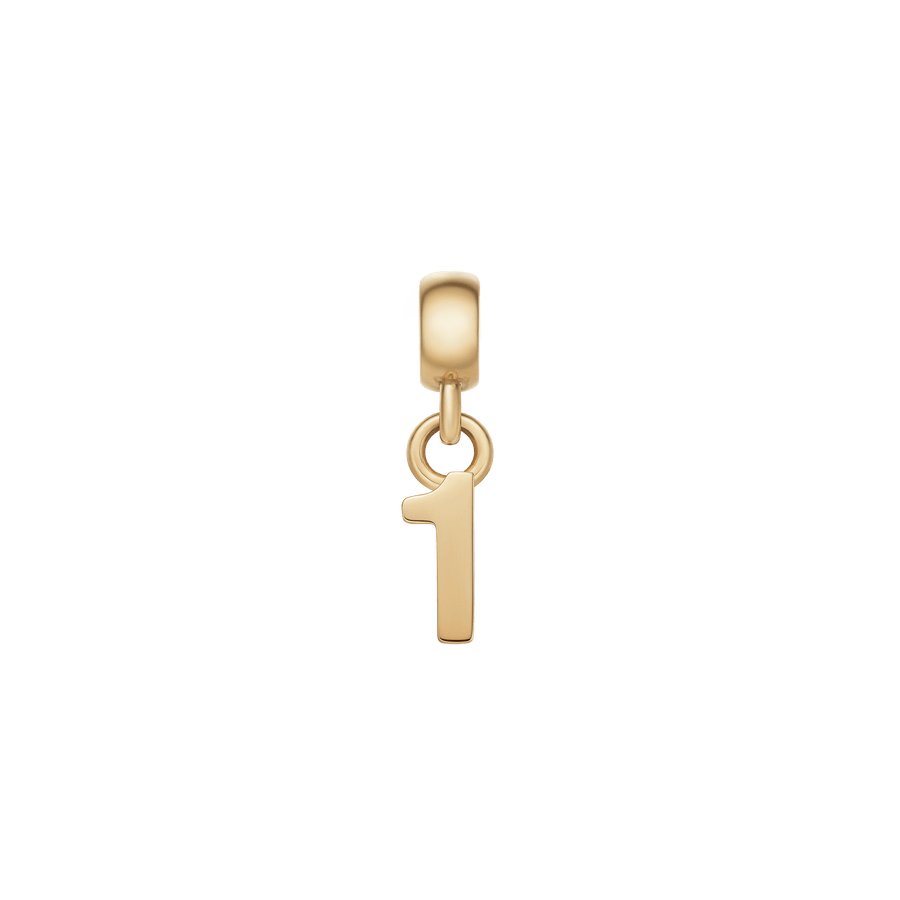 Daniel Wellington Number Charm Gold