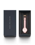 Daniel Wellington Petite 28 Pink Leather & Rose Gold Mother of Pearl Watch