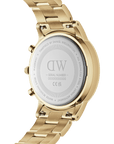 Daniel Wellington Iconic Chronograph 42 Link Gold & White Sunray Watch