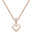 Daniel Wellington Heart Contour Charm Rose Gold