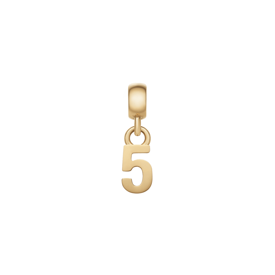 Daniel Wellington Number Charm Gold