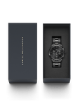 Daniel Wellington Iconic Chronograph 42 Link Black Sunray Watch