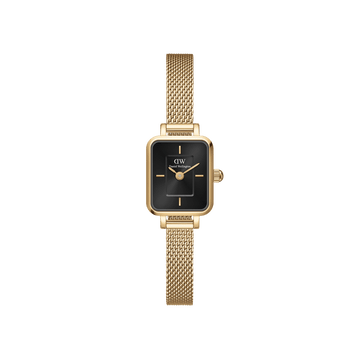 Daniel Wellington Quadro Mini Evergold Onyx Watch