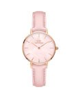 Daniel Wellington Petite 28 Pink Leather & Rose Gold Mother of Pearl Watch