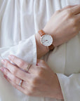 Daniel Wellington Petite 32 Durham Rose Gold & White Watch