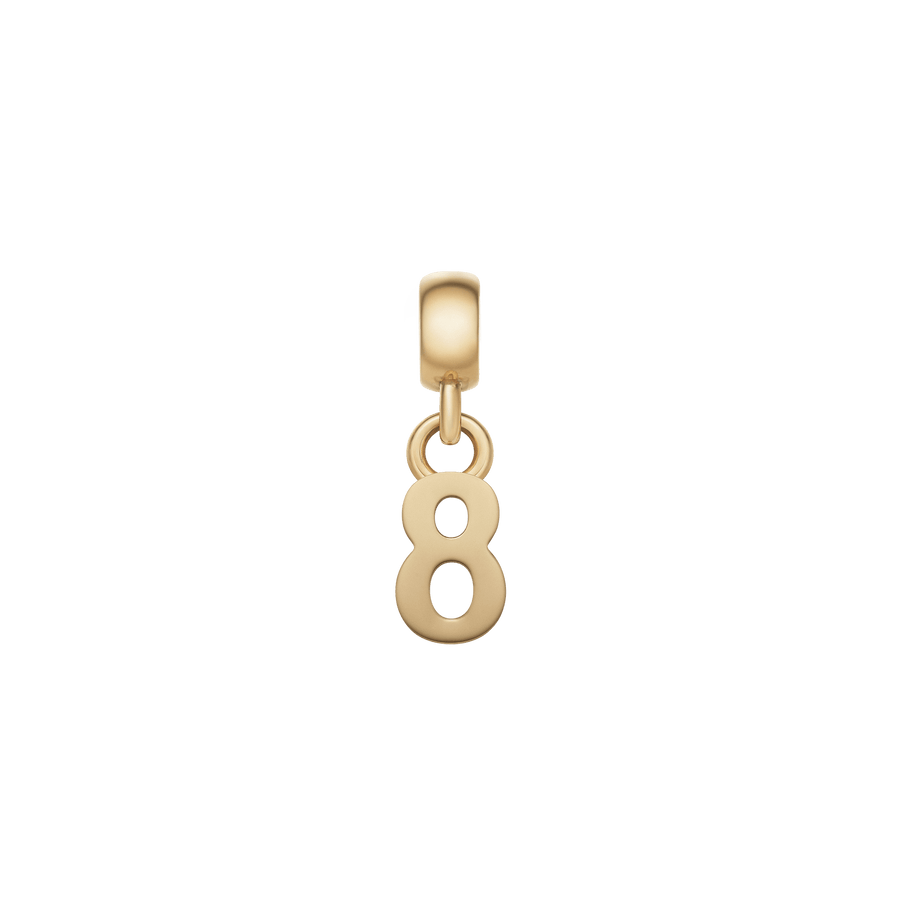 Daniel Wellington Number Charm Gold